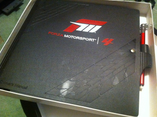 Illustration for article titled Look It's Forza Motorsport 4's Fancy Review Copy